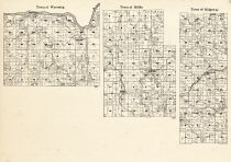 Iowa County - Wyoming, Mifflin, Ridgeway, Wisconsin State Atlas 1930c